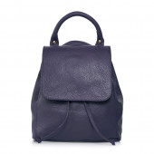Rucsac dama din piele naturala DiAmanti Umberto Violet Inchis